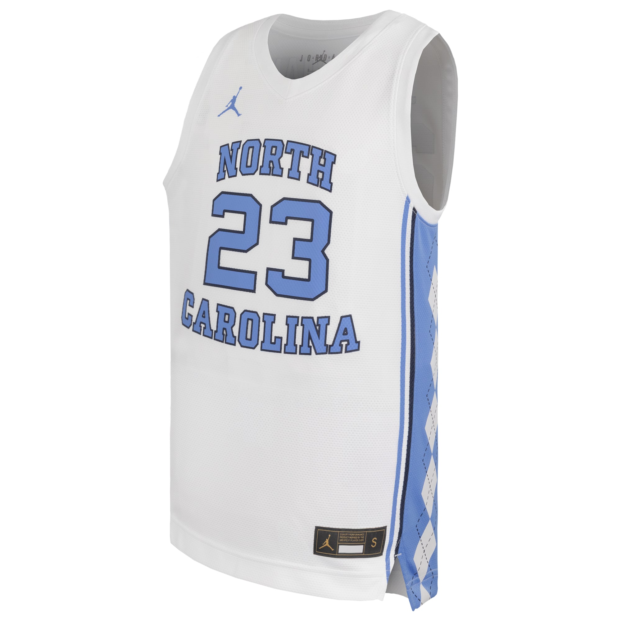 [DDG] Michael Jordan North Carolina Tar Heels Youth Replica Basketball Jersey - White