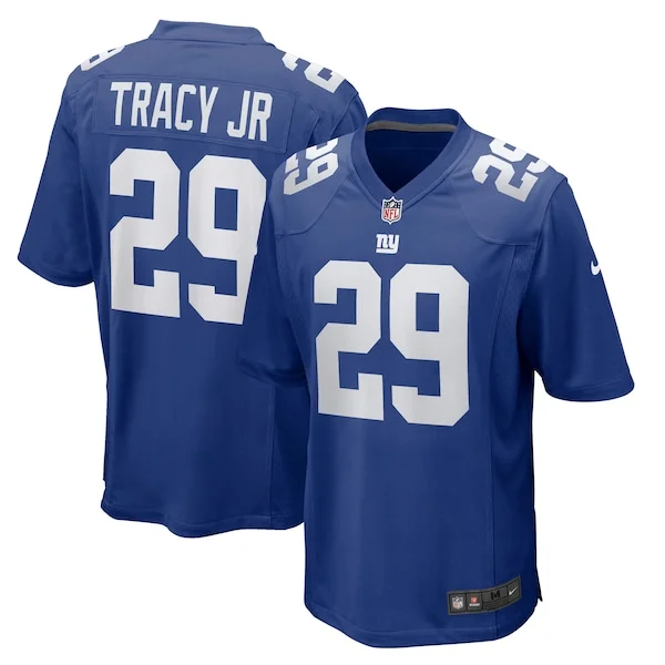 None Tyrone Tracy Game Jersey - Royal | NFL Player Jersey | NFL Footba