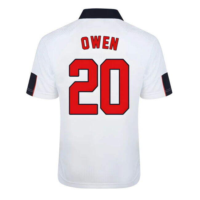 Minimalist Score Draw England World Cup 1998 Home Shirt (Owen 20) Elegant