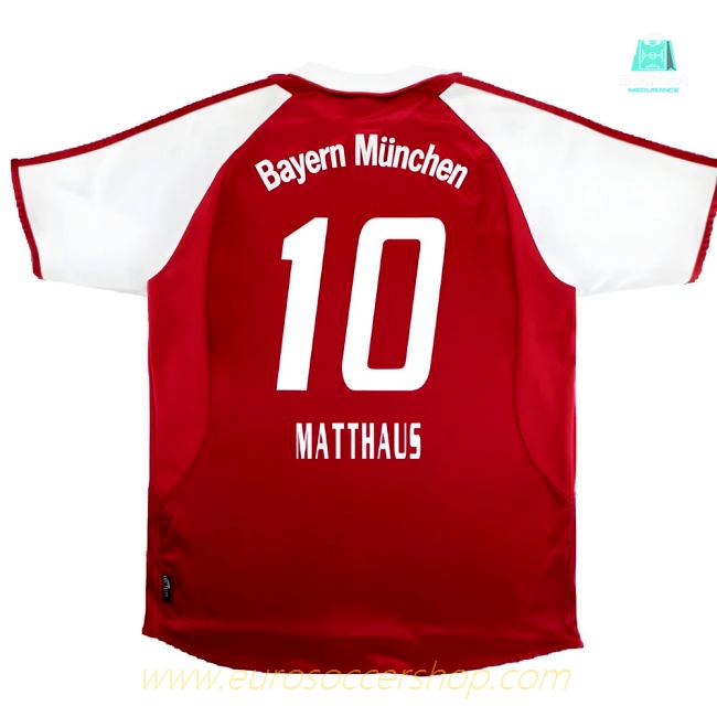 Bayern Munich 2003-04 Home Shirt ((Excellent) XL) (Matthaus 10)