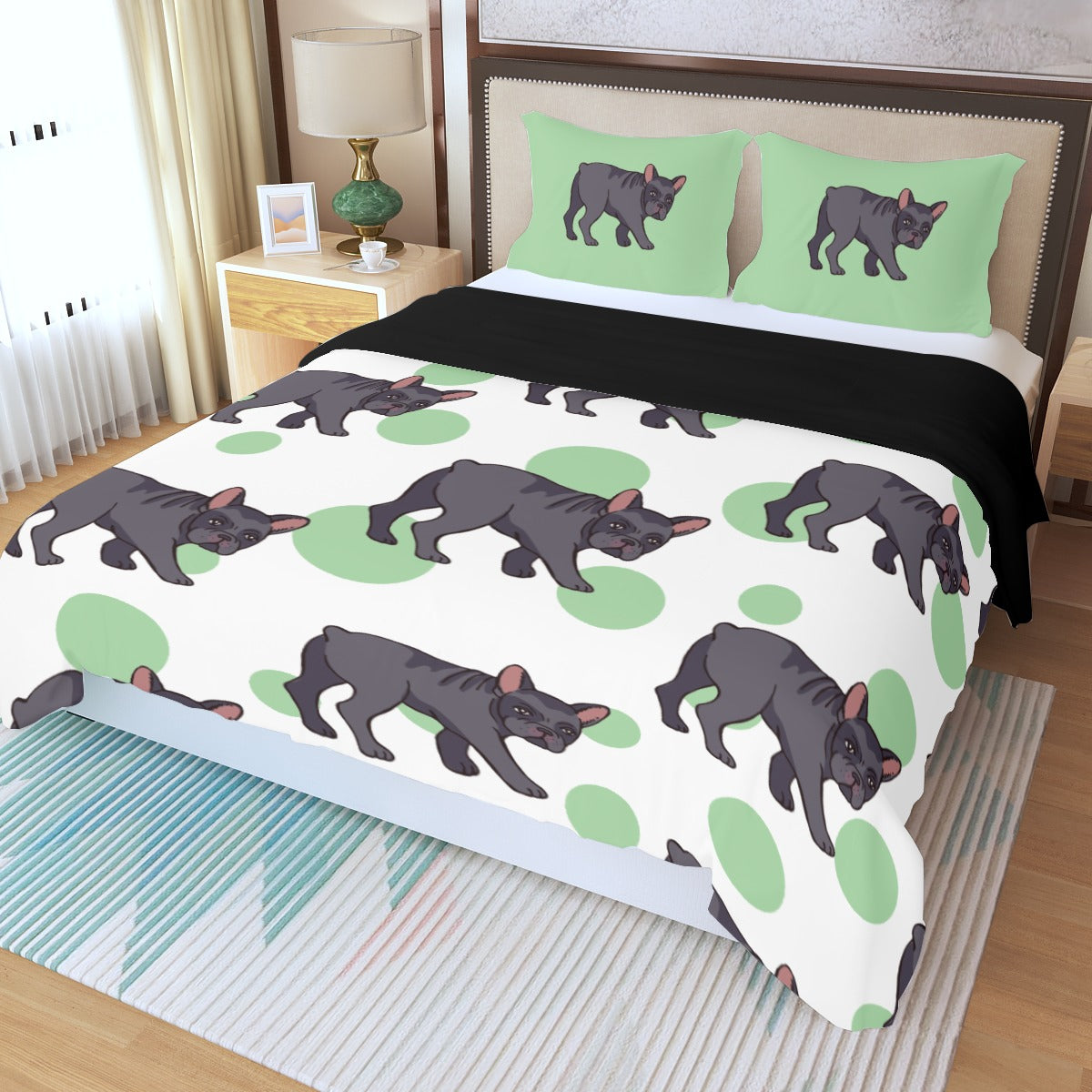 Vet-recommended Safe Orson - Premium Bedding Set For French Bulldogs