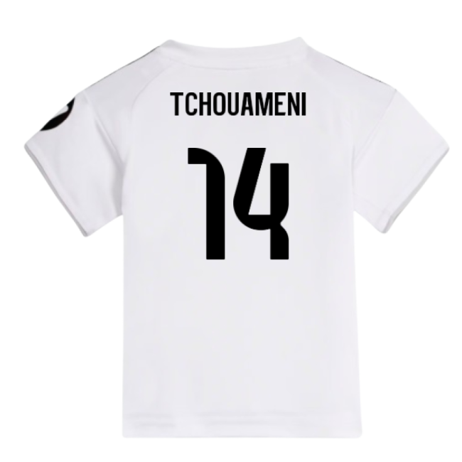 2025-2026 RM Home Football Shirt - Baby (Tchouameni 14)