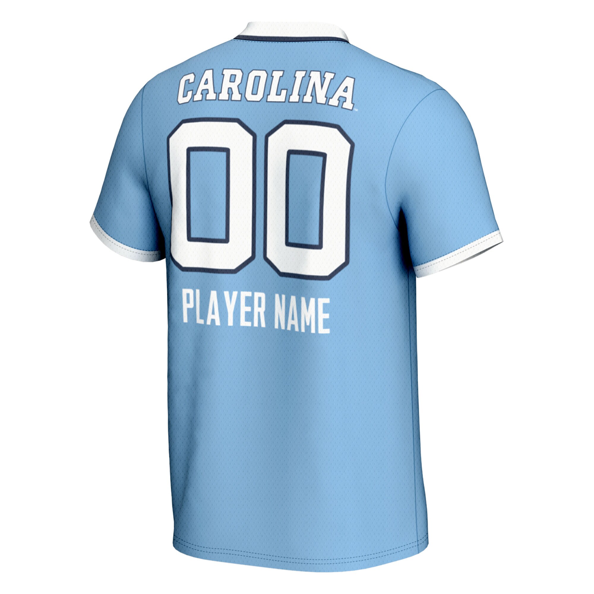 [NJP] North Carolina Tar Heels GameDay Greats Unisex NIL Pick-A-Player Lightweight Softball Mascot Jersey - Carolina Blue