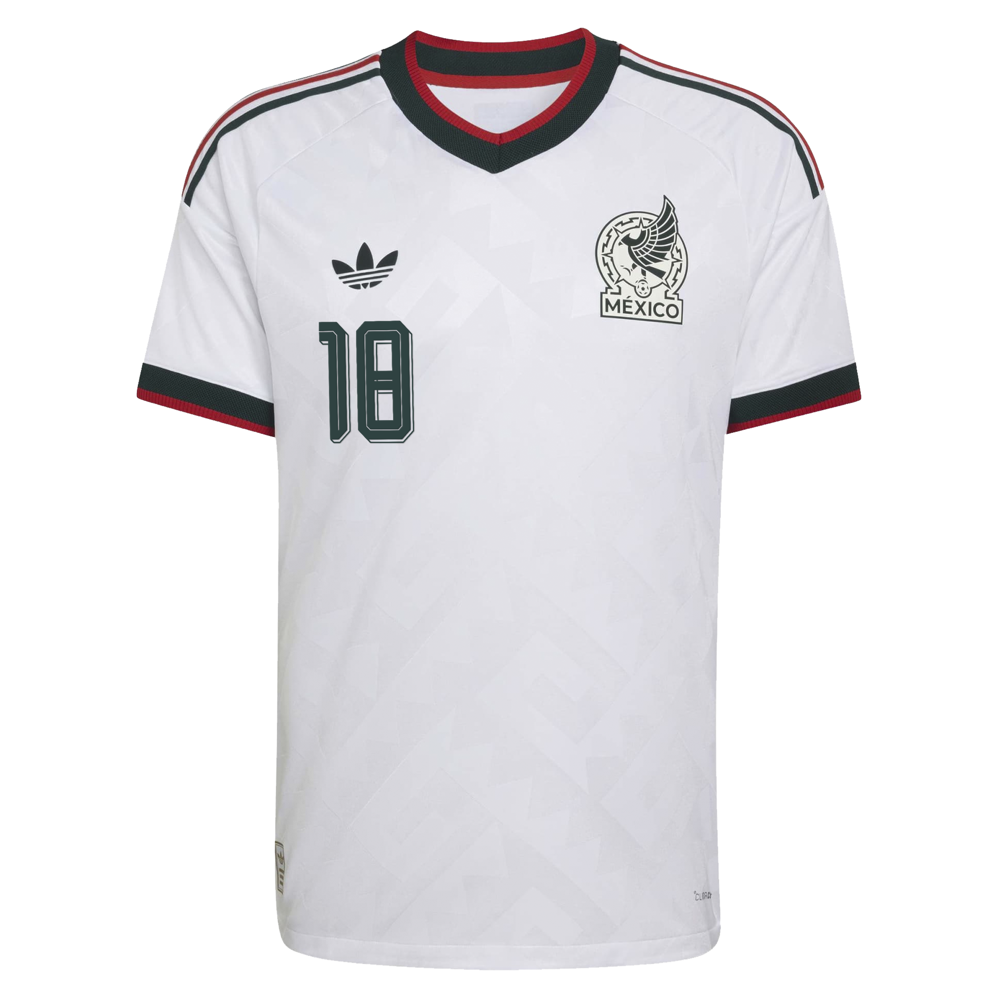 [SJH] Obed Vargas Mexico National Team 2026 Away On-Field Authentic Jersey - White