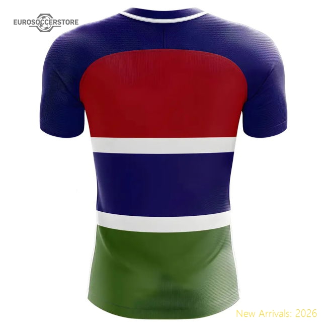 Gambia Concept 20252026 Home Top Jersey Modern Climalite