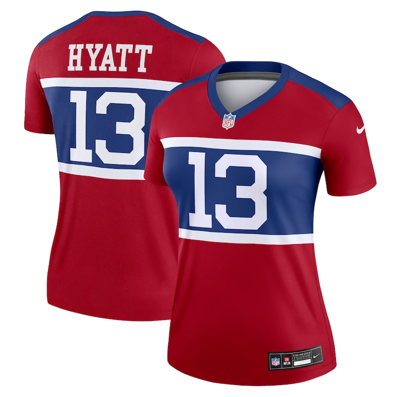 None Jalin Hyatt NY Giants Victory Elite Jersey Game Day Wear