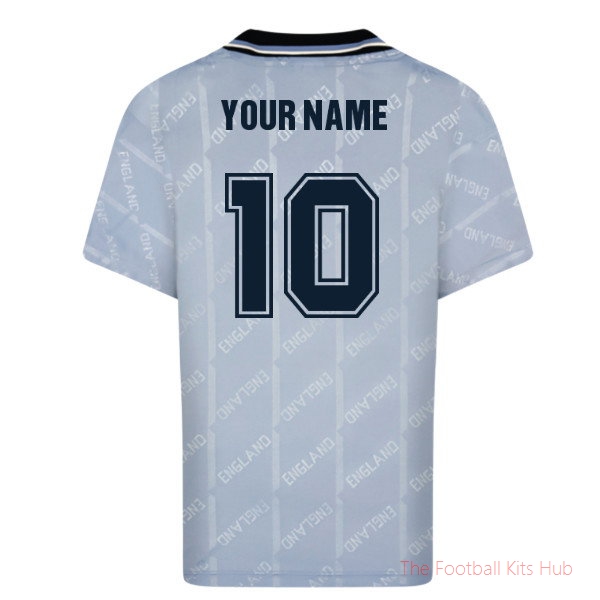 England 1993 Third Retro Shirt (Your Name)