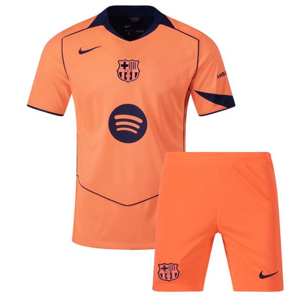 Kids Barcelona FC 2526 Third Kit ShirtShorts - Official Replica 19095
