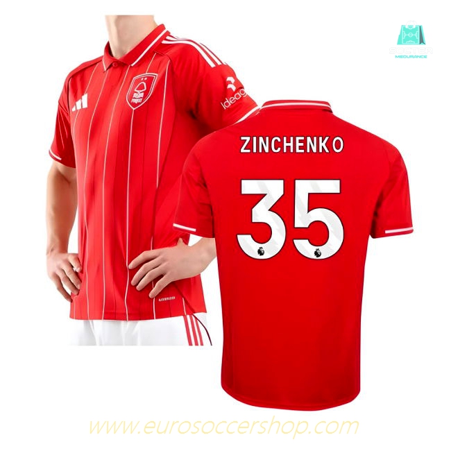 2025-2026 Nottingham Forest Home Shirt (Zinchenko 35)