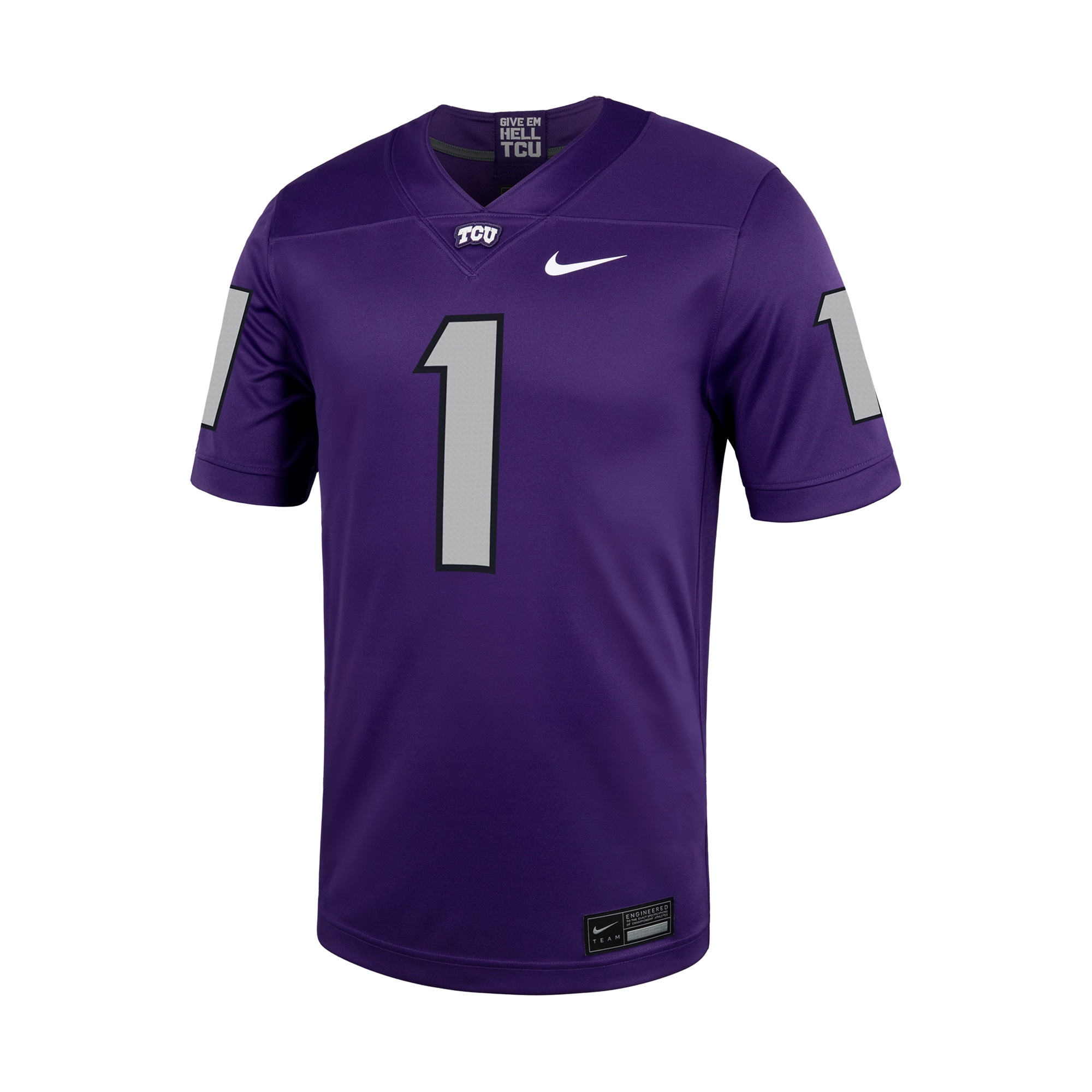 [DDG] TCU Horned Frogs Untouchable Football Jersey - Purple