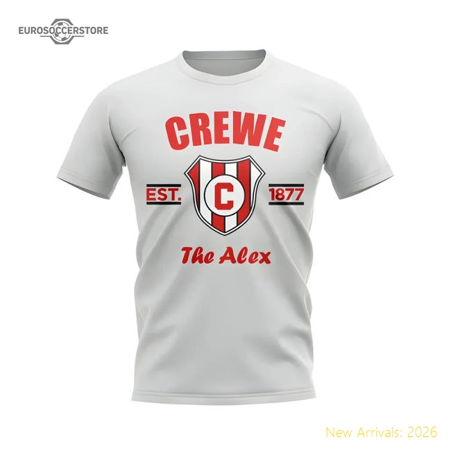 Authentic Crewe Established Football T-shirt (white) - Premium