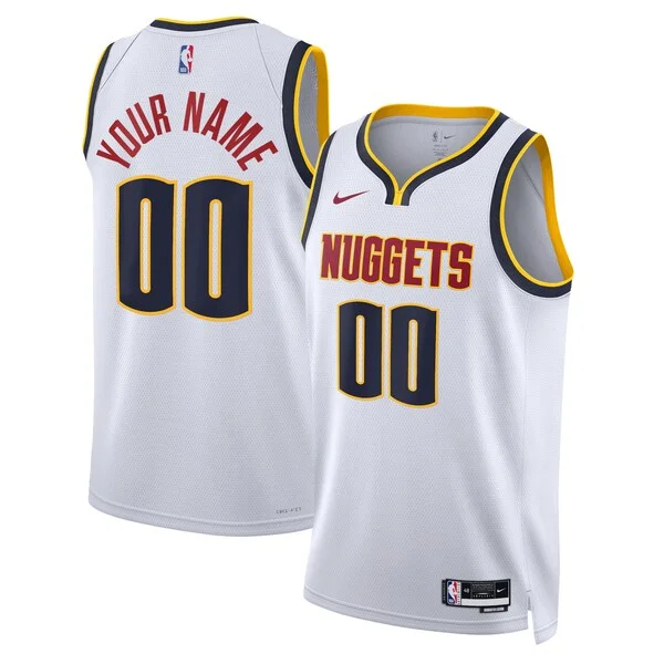 Denver Nuggets DEN Swingman Jersey - top-tier NBA - White workout