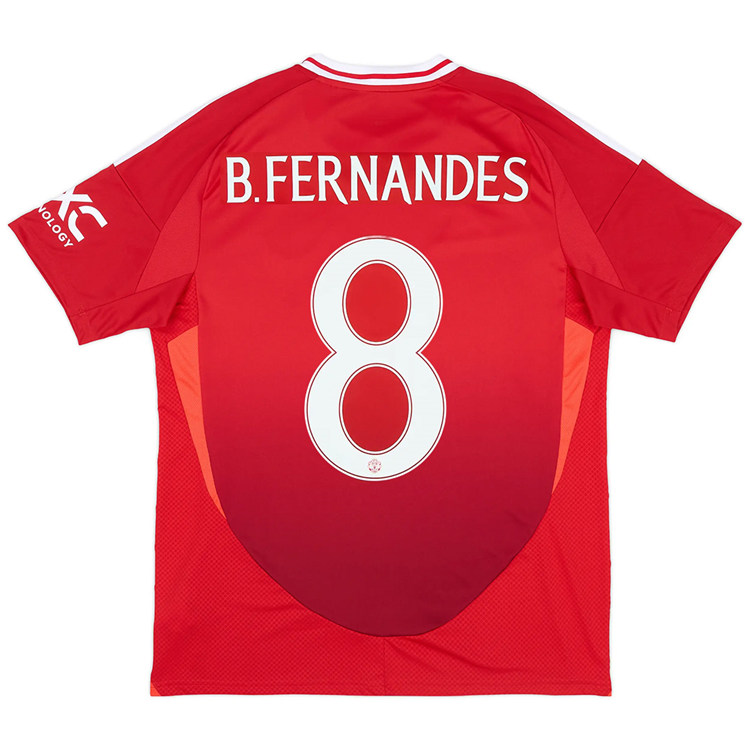 Manchester United 2425 Home Shirt 8 BFERNANDES - Official Replica