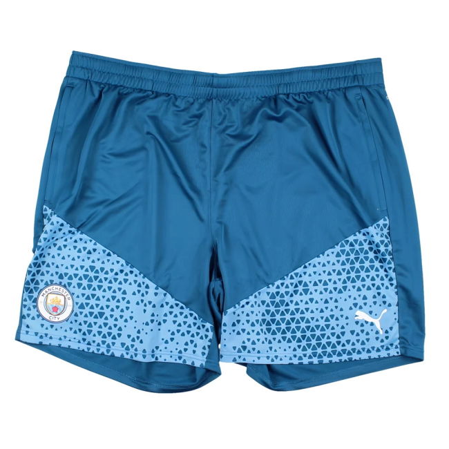 Adult 2023-2024 Man City Training Short (Lake Blue)