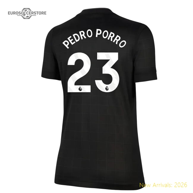 Sophisticated Football Team Womens Jersey Pedro Porro 2025-2026