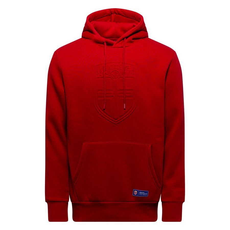 Norway Crest Hoodie - Red