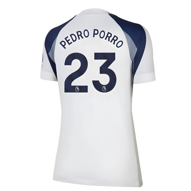 Spurs Tottenham Home Shirt Womens Pedro Porro #23 Durable Material...