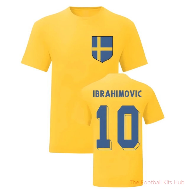 Zlatan Ibrahimovic Sweden National Hero Tee (Yellow)