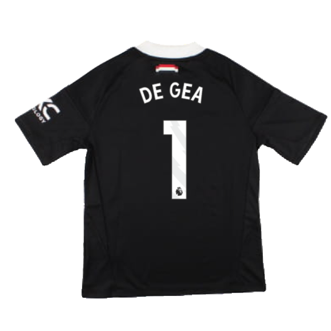 2024-2025 Man Utd Third Goalkeeper Top (Black) - Kids (De Gea 1)
