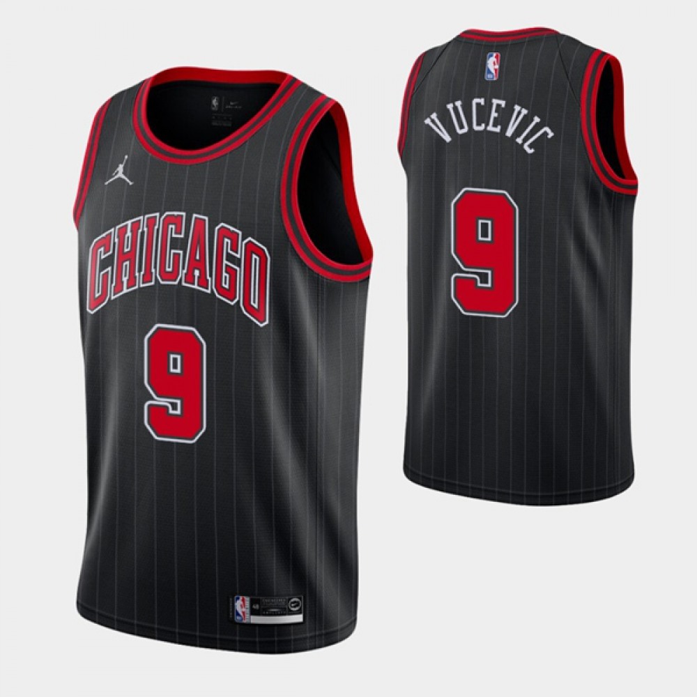 9 Chicago Bulls Black Jersey - - Fan Favorite