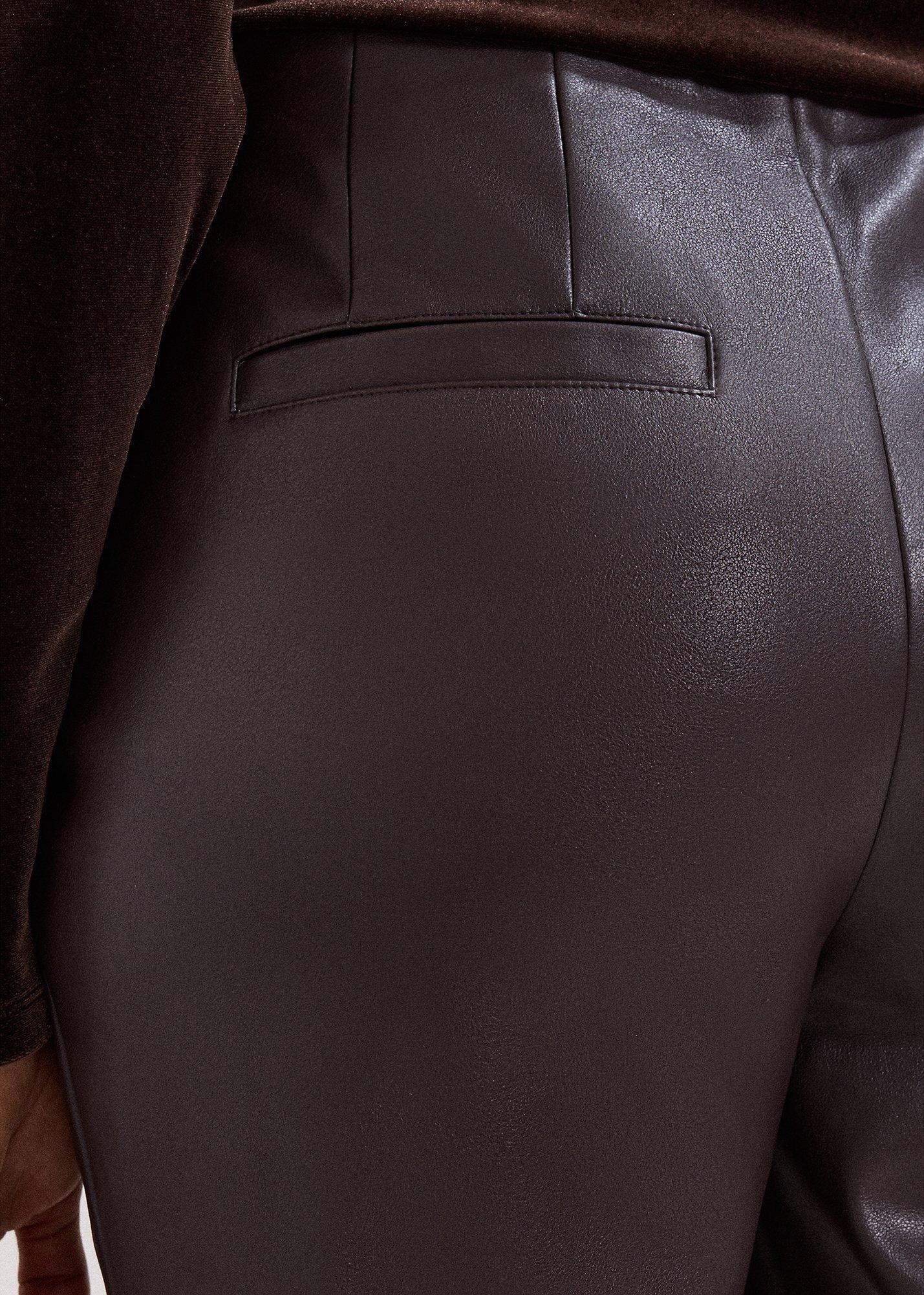 Mya PU Crop Trouser