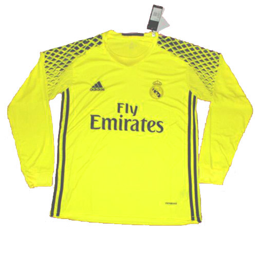Real Madrid Green Goalkeeper 201617 LS Soccer Jersey Shirt - Official