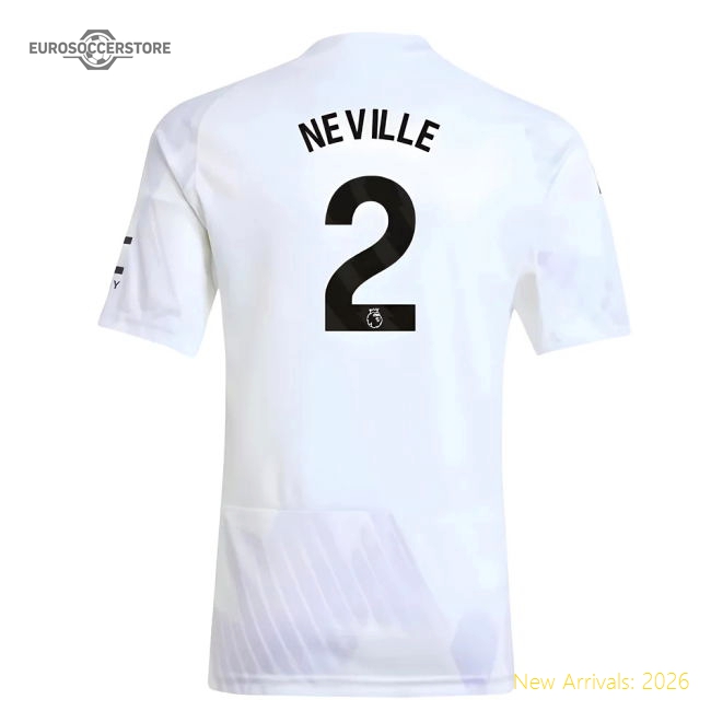 Premium 2025-2026 Man Utd Away Shirt (kids) (neville 2) - Premium