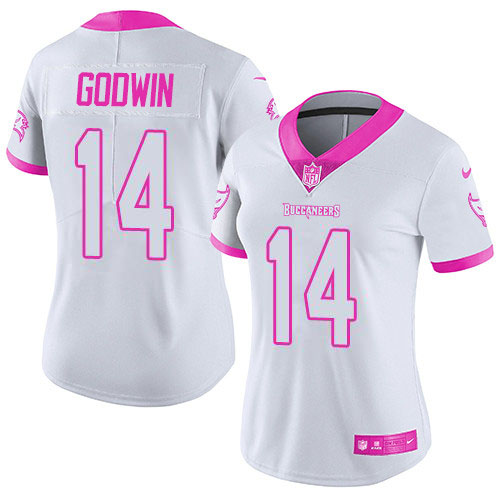 NFL T B Buccaneers #14 Chris Godwin Limited White Jersey - Fan Favo...