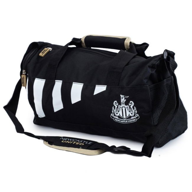 Newcastle Authentic Newcastle United FC Stripe Duffle Bag