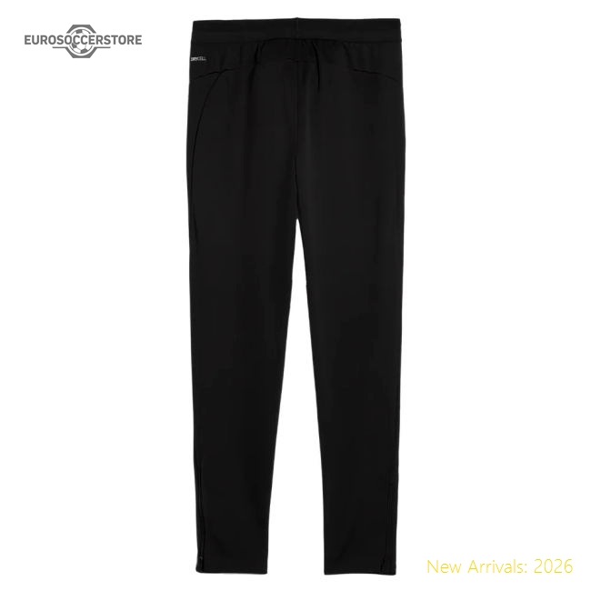 2025-2026 Man City Training Pants w/pockets (Black) - Kids