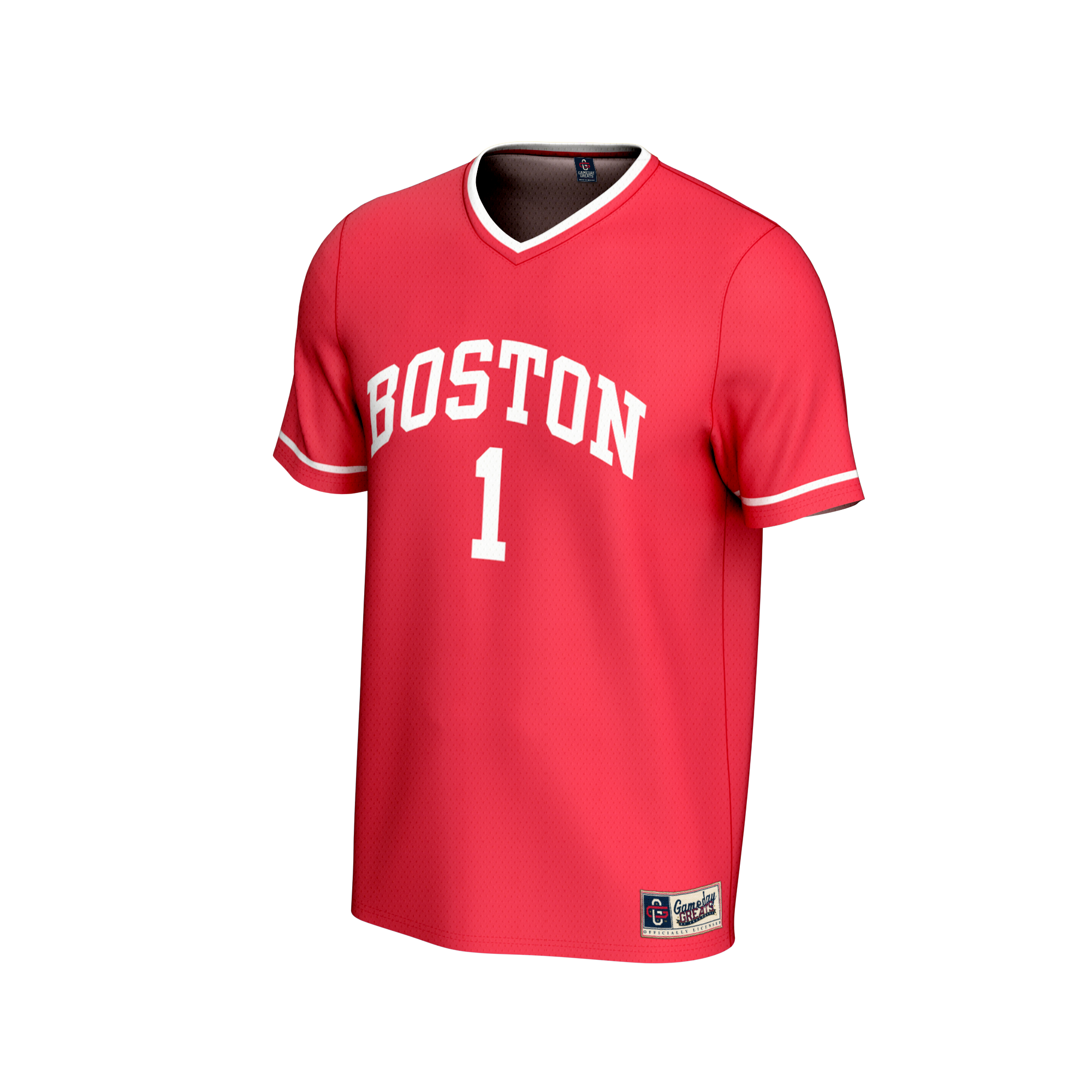 [LK] Boston University GameDay Greats Unisex Men's Soccer Lightweight Fashion Jersey - Scarlet
