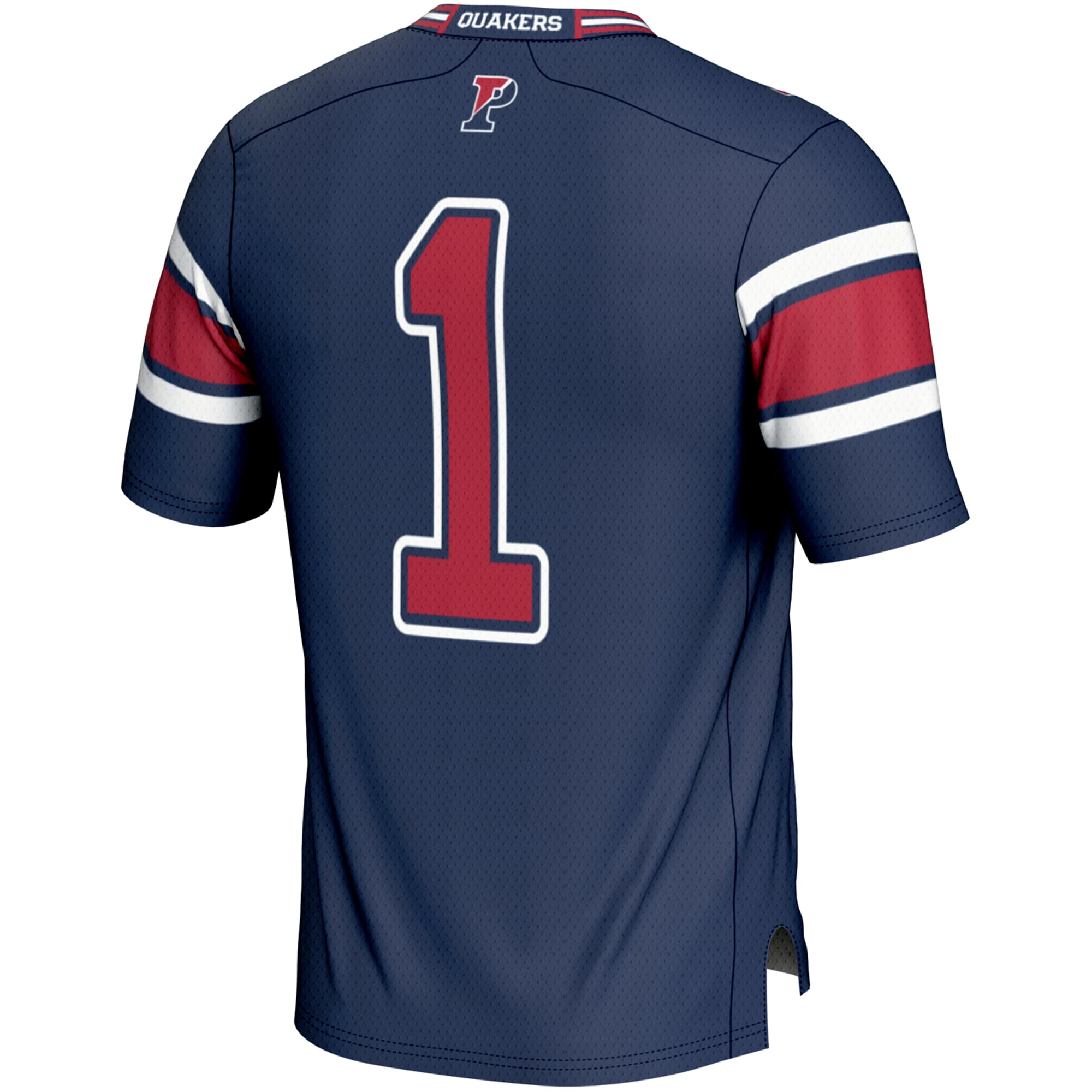 Youth #1 Navy Pennsylvania Quakers Endzone Football Jersey