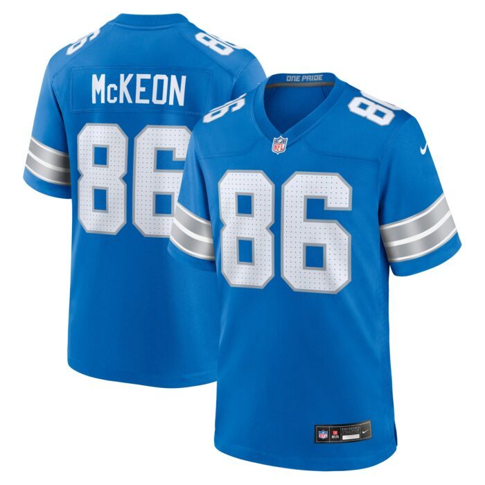 None Men's DET Lions Officially Licensed Game Jersey Game Day Wear