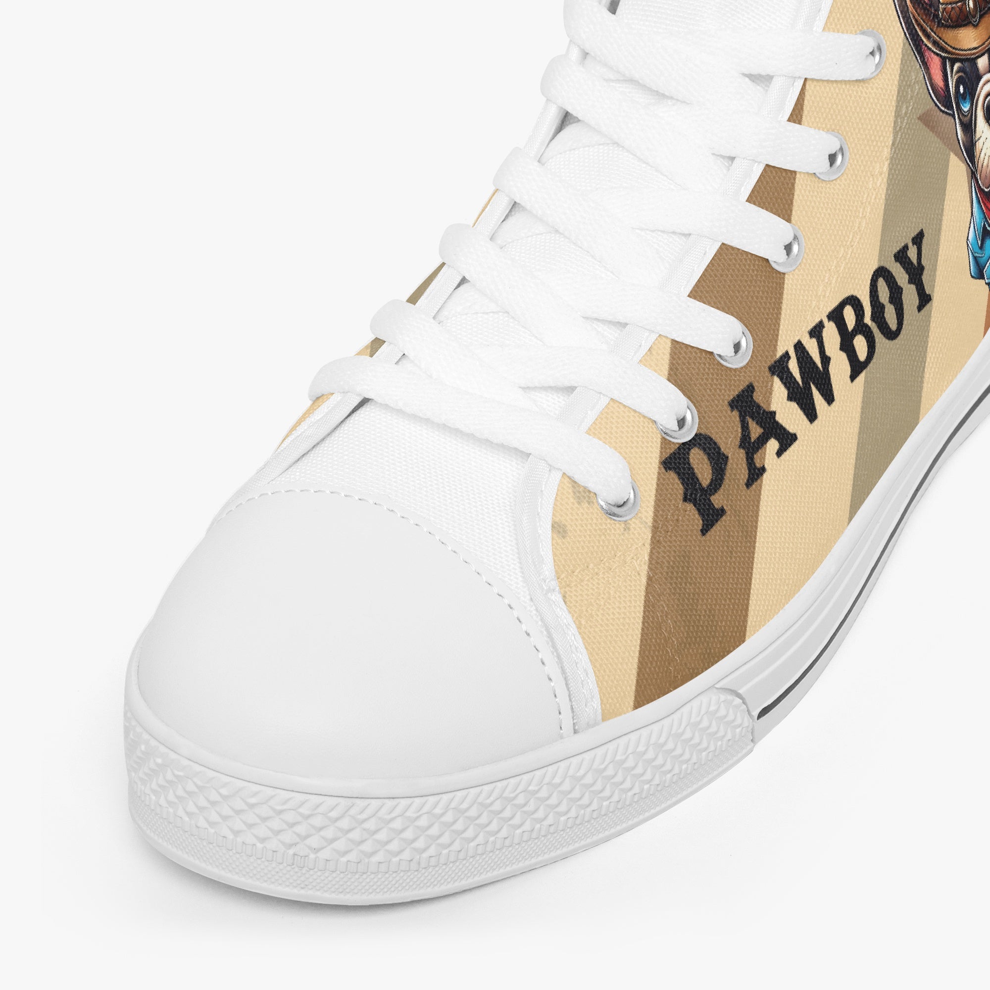 Dove - Classic High-Top Canvas Shoes