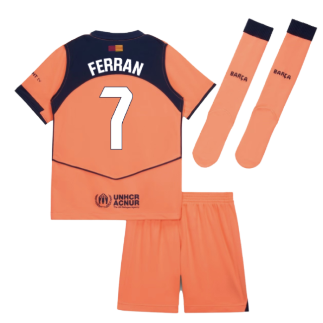 Elite 2025-2026 Barca Third Mini Kit (ferran 7) - Budget-friendly