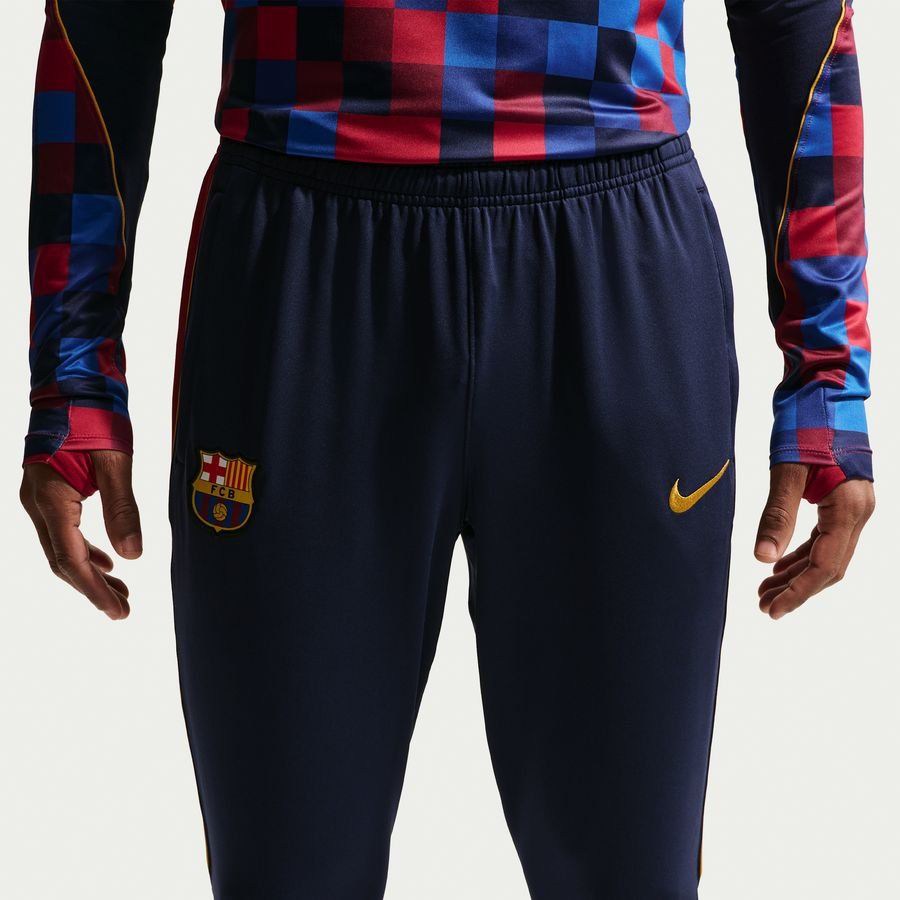 Barcelona Training Trousers Dri-FIT Strike - Blackened Blue/Noble Red/Mineral Yellow