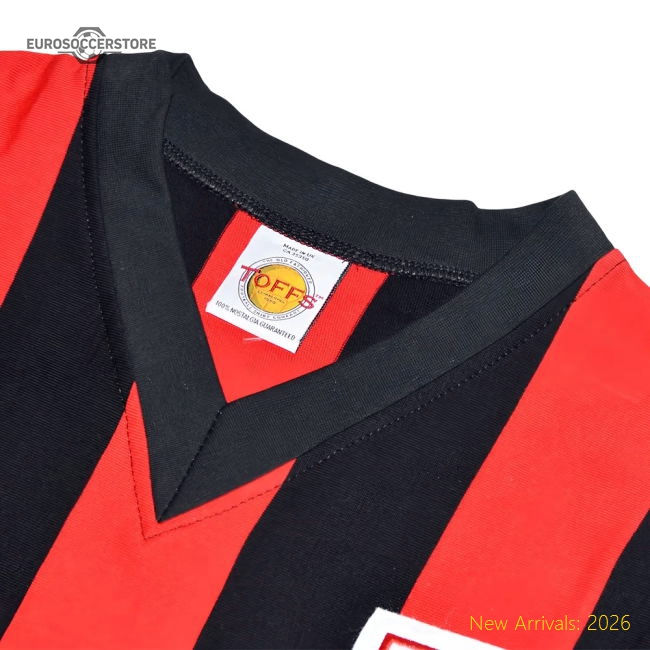 Exceptional Ac Milan 1930s-40s Retro Football Shirt - Official Design