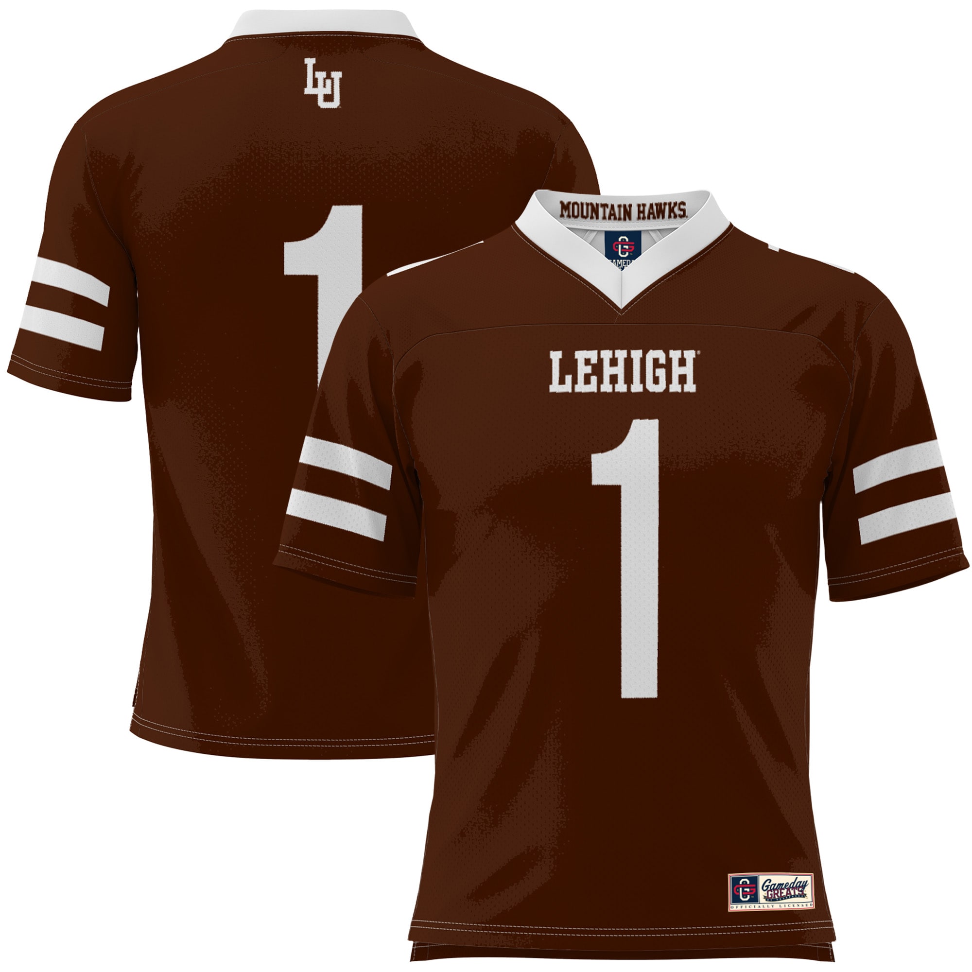 [NJP] Lehigh Mountain Hawks GameDay Greats Football Jersey - Brown