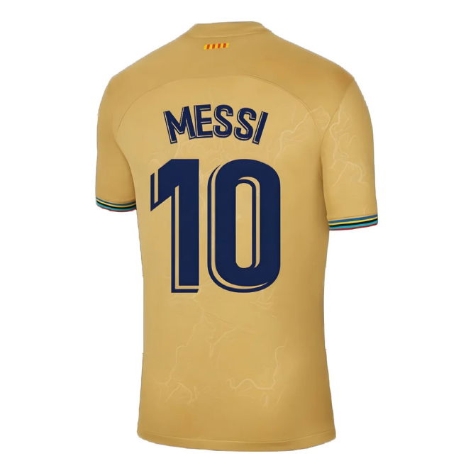 MESSI 10 New Breathable Barcelona Away Soccer Jersey