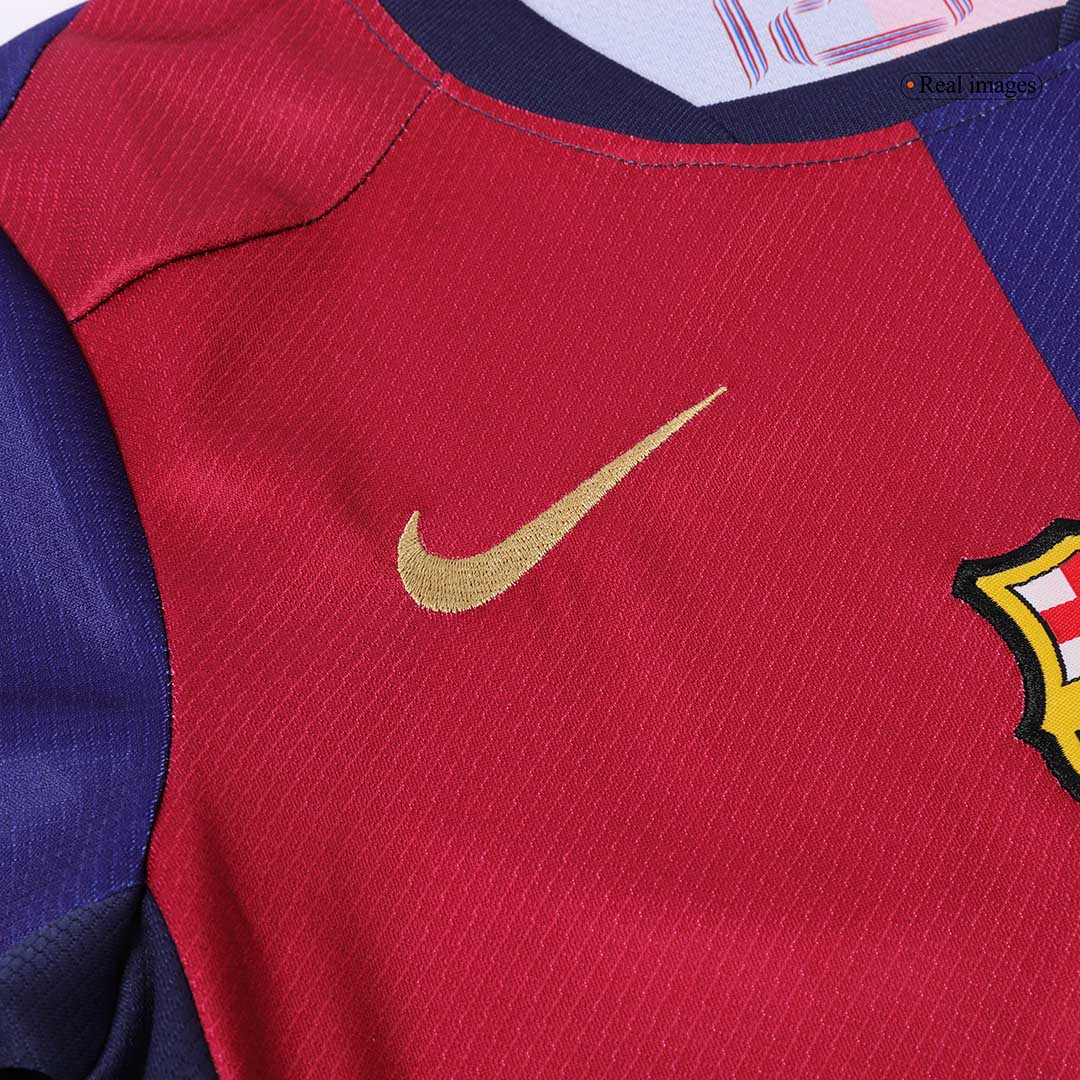Kid's Barcelona Home Soccer Jersey Kit(Jersey+Shorts) 2024/25-Spotify