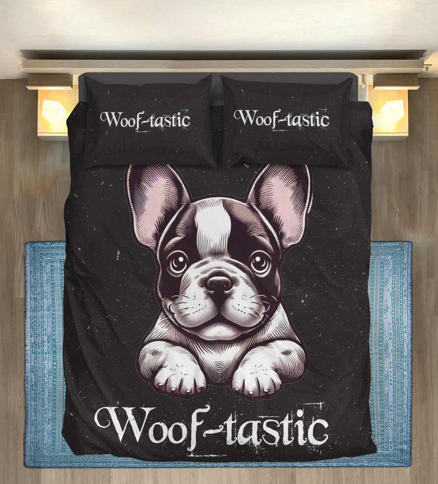 French Bulldog Emil Bedding Set Cute Frenchie Essential