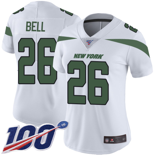 Authentic Y J Jets NFL #26 Le＊Veon Bell Limited White Jersey