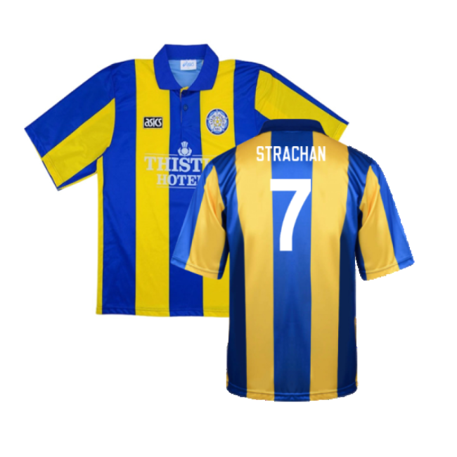 1993-1994 Leeds Shirt (XL) (Very Good) (STRACHAN 7) | Durable