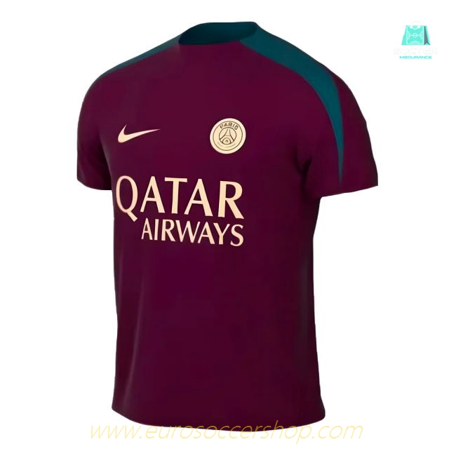 2024-2025 PSG Strike Dri-Fit Training Shirt (Bordeaux) - Kids