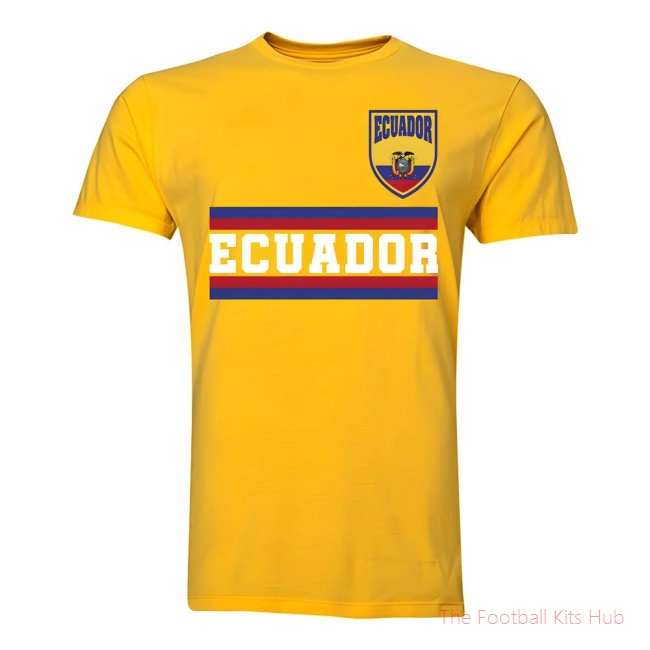 Ecuador Core Football Country T-Shirt (Yellow)