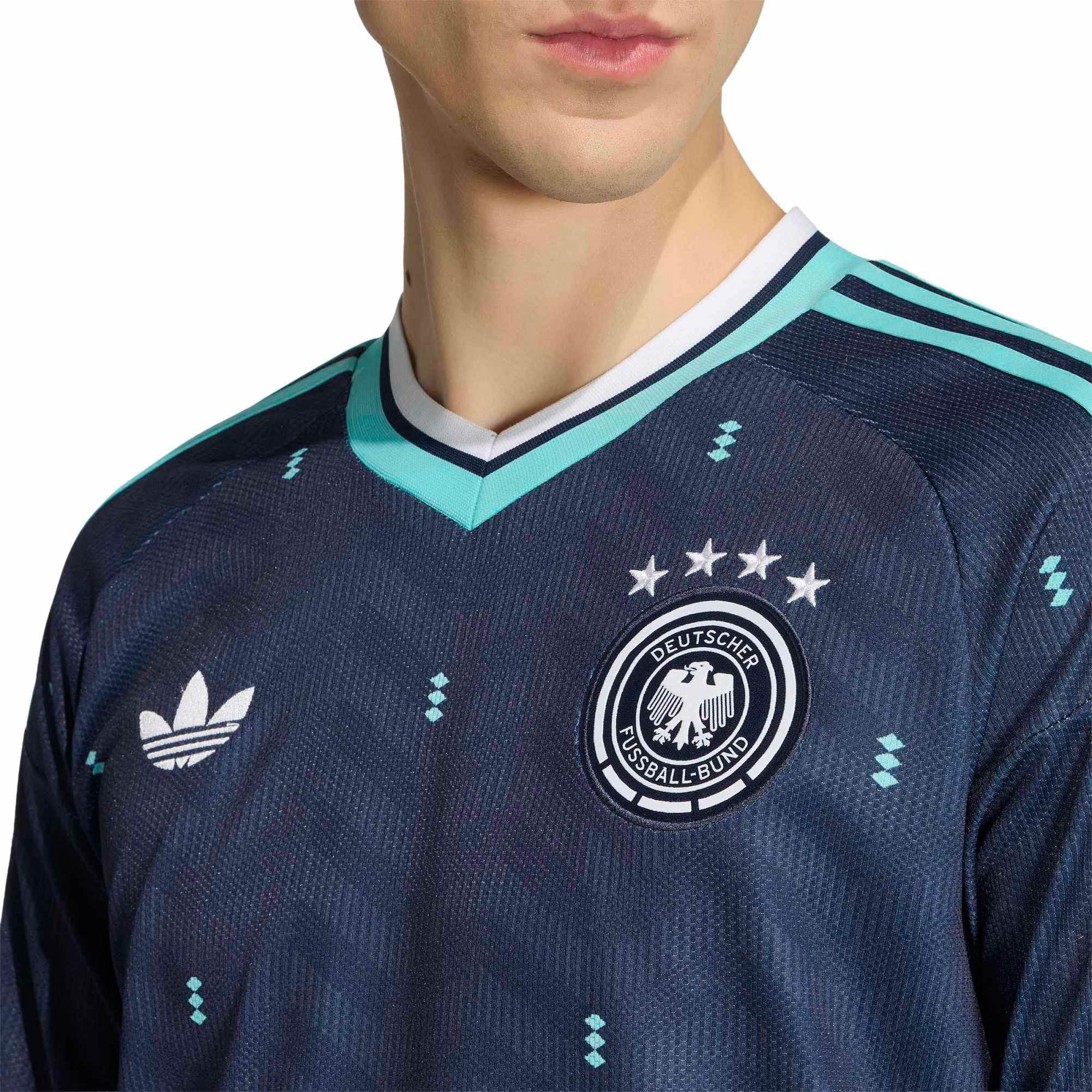 [SJH] Germany National Team 2026 Away Replica Long Sleeve Jersey - Navy