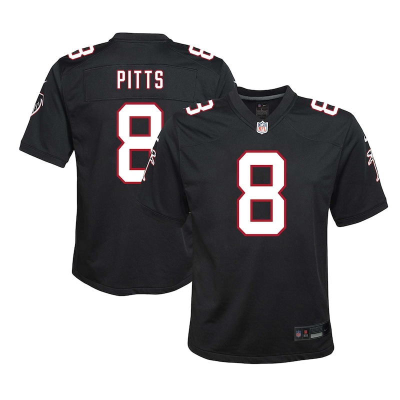 None Kyle Pitts Sr. ATL Falcons Premium Material Replica Jersey