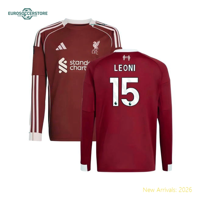 Liverpool Leoni Kid-approved Kids Jersey Dri-fit Machine-washable