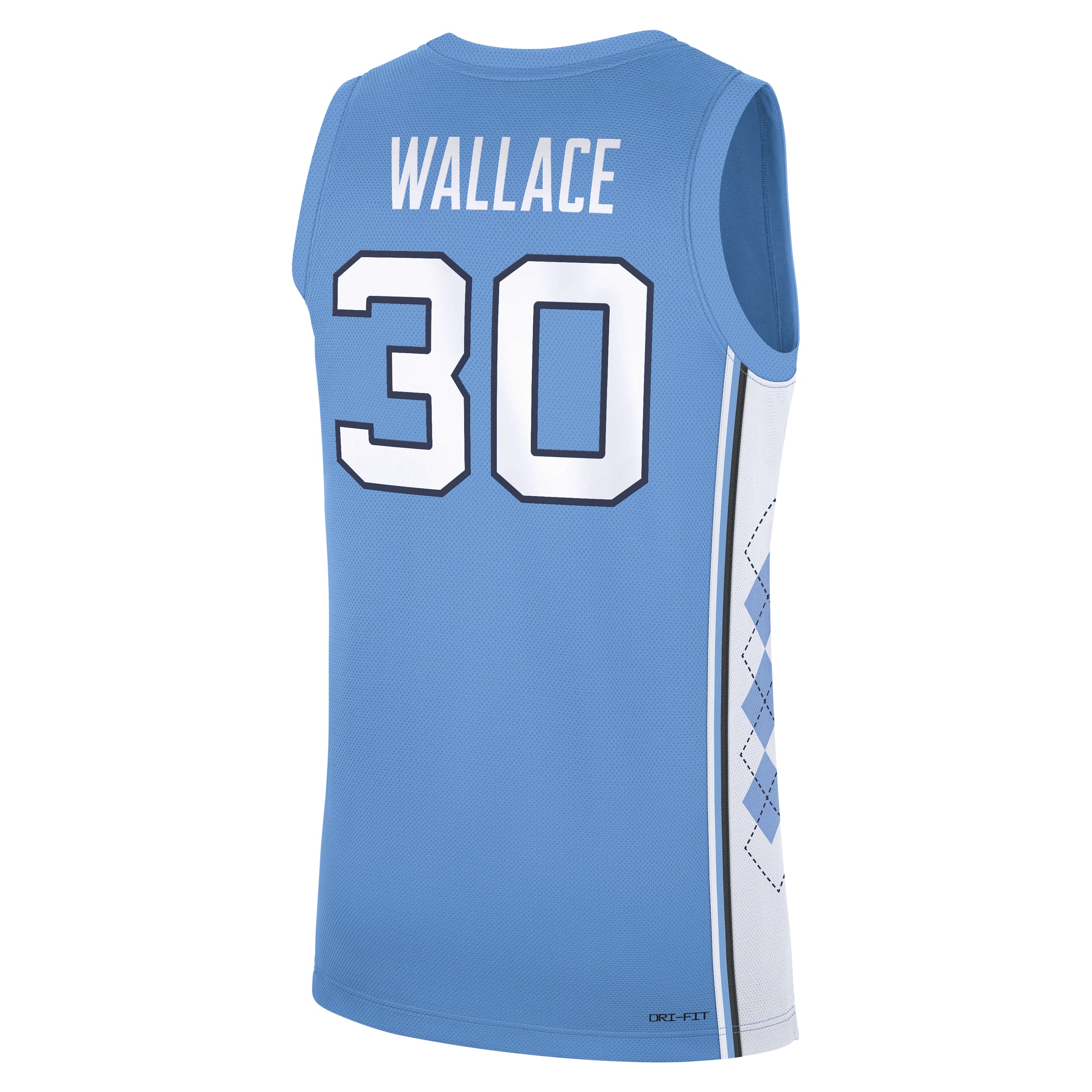 [NJP] Rasheed Wallace North Carolina Tar Heels Road Replica Basketball Jersey - Carolina Blue