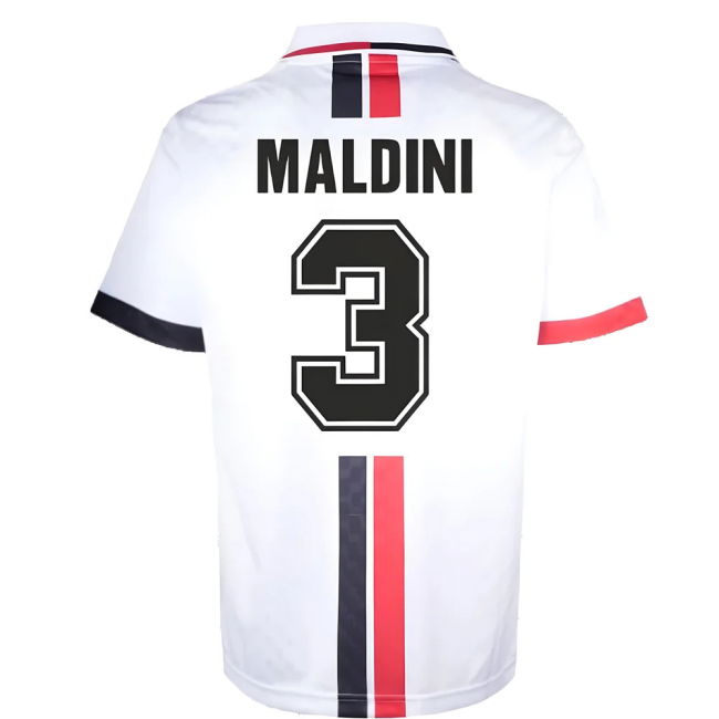 Committed Acm Away Retro Shirt Maldini #3 Match Quality 2025-2026 ...